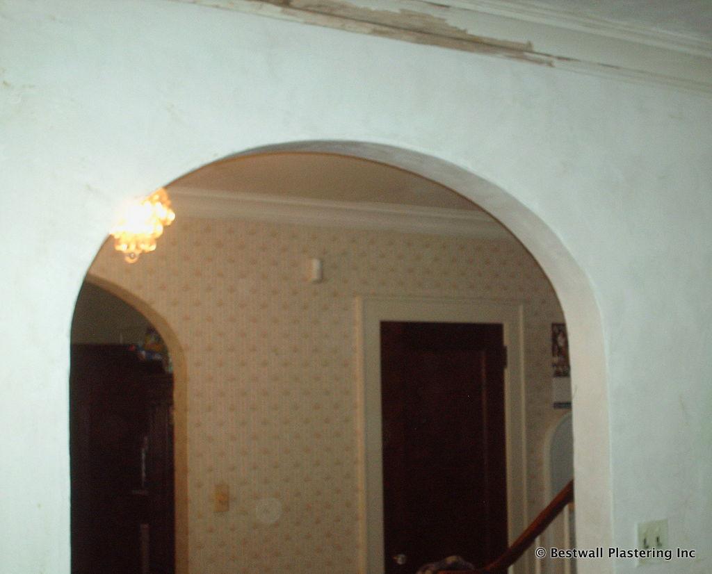 Forest Hills, NY Plaster Archway installed